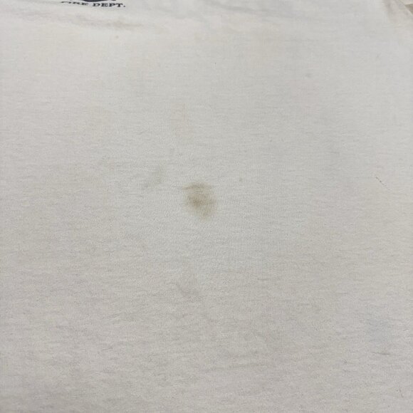 Vintage Y2K Jerome Fire Department T Shirt Mens Large White - Picture 10 of 14